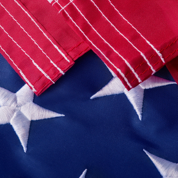 Made in USA American Flag – 6x10 FT Outdoor Nylon with Embroidered Stars