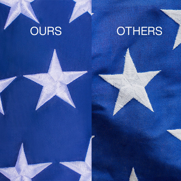 Made in USA American Flag – 6x10 FT Outdoor Nylon with Embroidered Stars