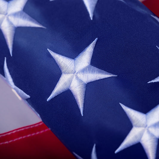 Made in USA American Flag – 4x6 FT Outdoor Nylon with Embroidered Stars